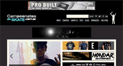 Desktop Screenshot of campeonatosdeskate.com.br