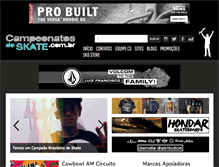 Tablet Screenshot of campeonatosdeskate.com.br